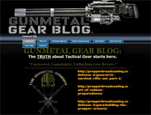 Tablet Screenshot of gunmetalgearblog.com